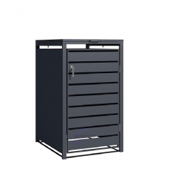 Trash Can Cover with Folding Lid