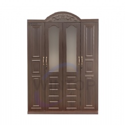 Wooden Color Steel Wardrobe